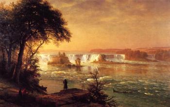 Albert Bierstadt : The Falls of St. Anthony